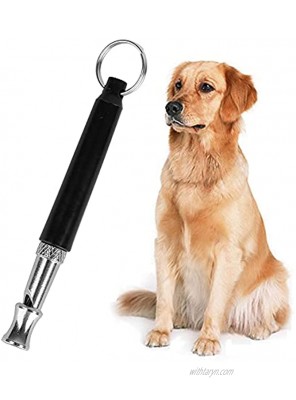 Dog Training Whistle,Professional Dogs Whistles Ultrasonic Whistles with Adjustable Pitch Silent Whistles for Recall Stop Barking Dog Training