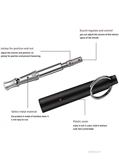 Pazacon Dog Whistle Professional Dog Training Whistle to Stop Barking,Professional Ultrasonic Adjustable High Pitch Ultra-Sonic Sound Tool with Free Premium Quality Lanyard StrapNew