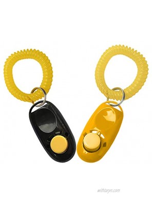 Meric Dog Training Clicker with Wrist Band Puppy Training Made Easy with a Click Get Solid Results Fast Great for House Training and Jumping Establish Positive Relationship with Your Pup