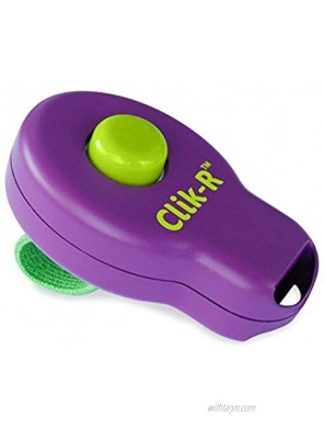 PetSafe Clik-R Dog Training Clicker Positive Behavior Reinforcer for Pets All Ages Puppy and Adult Dogs Use to Reward and Train Trainer Guide Included