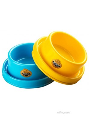 TEESUN Dog Bowl Raised Pet Food Bowls Cat Puppy Bowls Round No Spill Colorful Anti Ants Water Feeder Eating Bowl for Small Animals