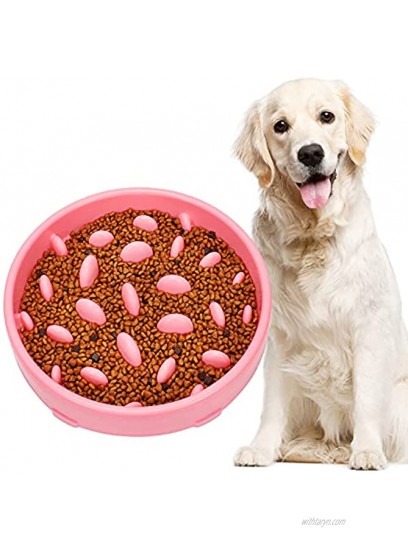 WHIPPY Slow Feeding Bowl Large Slow Feeder Dog Bowl Dishes No Slip Puzzle Maze Dog Food Water Bowl Interactive Bloat Stop Dog Pet Healthy Bowl for Medium Large Puppy Breed