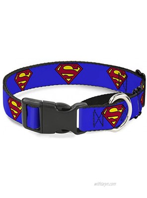 Buckle-Down "Superman Shield Martingale Dog Collar