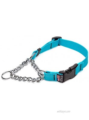 Cetacea Chain Martingale Dog Pet Collar with Quick Release