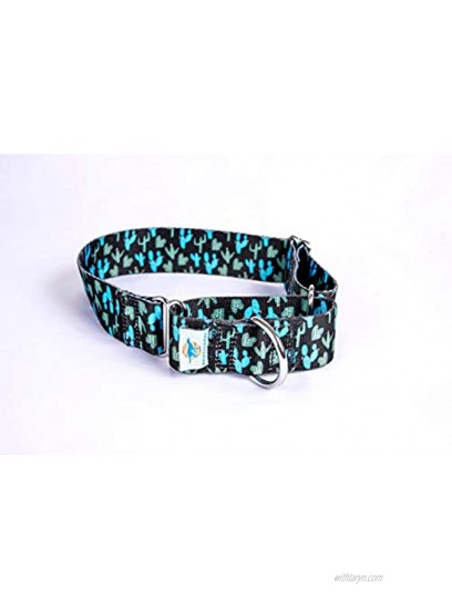 Martingale Dog Collar Cactus with Six Foot Leash Heavy Duty