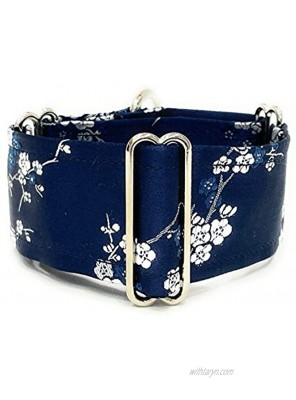 SightHound Gang Extra Soft Martingale Dog Collar for Greyhound Saluki Whippet and Other Breeds with Similar Neck 2" Wide