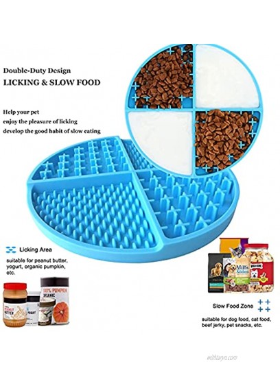 Dog Licking mat Dog Lick pad to Replace Slow Feeder Dog Bowl,Dog Puzzle Toys to Keep Them Busy Reduce Anxiety & Boredom,Puzzle Feeder for Snacks Peanut Butter Treats Yogurt.