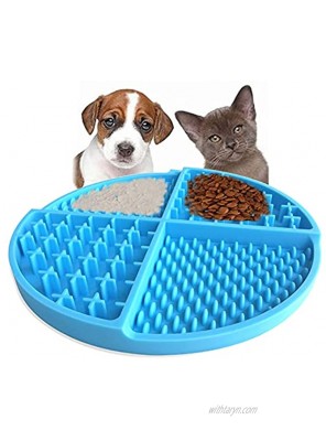 Dog Licking mat Dog Lick pad to Replace Slow Feeder Dog Bowl,Dog Puzzle Toys to Keep Them Busy Reduce Anxiety & Boredom,Puzzle Feeder for Snacks Peanut Butter Treats Yogurt.