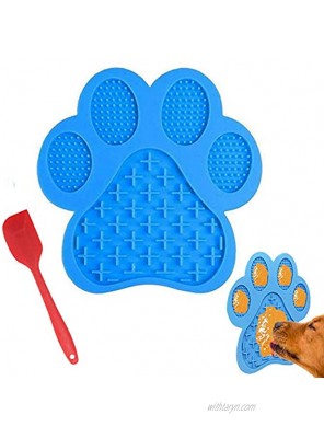 Dog Licking Mat for Anxiety Peanut Butter Slow Feeder Dog Bowls Dog Licking Pad with Strong Suction to Wall for Pet Bathing,Grooming,and Dog Training