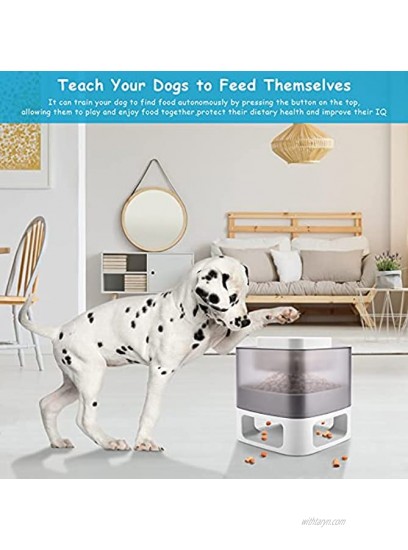 Interactive Dog Toys Automatic Cat Feeder for Small Medium Pet Puppy Kitten Doggy Toys Pet Slow Treat Feeder Food Dispenser Durable Indestructible New Material Funny Feeding