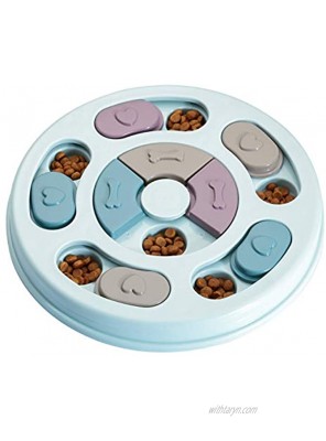 Mogoko Plastic Interactive Puupy Dog Cat Feeder Seek-a-Treat Pet Mental Stimulation Shuffle Puzzle Toys Animal Food Treat Dispenser