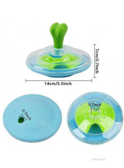 PAWISE Dog Interactive Treat Dispenser Spinner Toy Puzzle Toys for IQ Training Activity Toy Slow Feeder Toy for Dogs