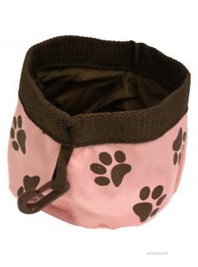 Dogs Unleashed Ritz Collapsible Travel Pet Bowl 6-Inch