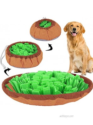 beetoy Pet Snuffle Mat for Dogs Pet Snuffle Feeding Mat Interactive Game for Boredom Dog Puzzle Toys for Stress Release Encourages Natural Foraging Skills Dual-Use Portable & Washable Puppy Mat