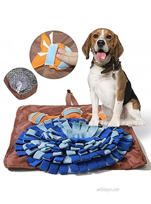 Divoso Snuffle Mat for Dogs Training Dogs Sniffing Mat Durable Slow Feeding Mat with Cute Squeaky & Suction Cup Encourages Foraging Skills Interactive Dog Puzzle Toys for Small Medium Large Dogs