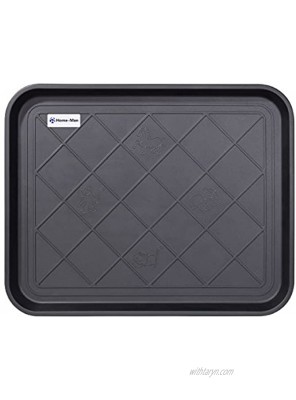 Home-Man Multi-Purpose Boot Tray Mat,Dog Bowl Tray,Waterproof for Indoor and Outdoor Floor Protection