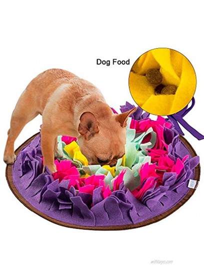 IFOYO Pet Snuffle Mat Dog Feeding Mat Small Dog Training Pad Pet Nose Work Blanket Non Slip Pet Activity Mat for Foraging Skill Stress Release
