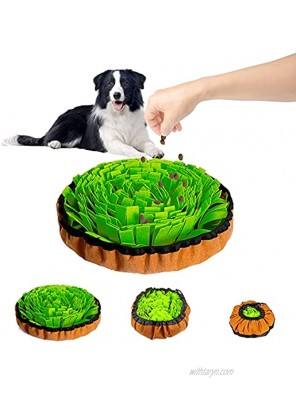 ISENVO Upgraded Snuffle Mat for Dogs Interactive Feed Game Stress Relief Encourages Dogs Hunting Natural Foraging Skills and Training Smell Toys Slow Feeder Mat Toys Dog Gifts