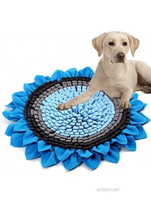 Lcybem Pet Snuffle Mat for Dogs Dog Puzzle Toys for Dogs Interactive Feed Games for Boredom Cat Treat Puzzle for Indoor Cats Encourage Natural Foraging Skills Dog Treat Dispenser Stress Relief