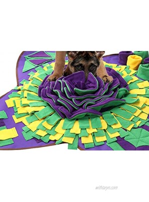 lululun Snuffle Mat Pet Dog Feeding Mat Dog Puzzle Toys Durable Interactive Dog Toys，Encourages Natural Foraging Skills and Stress Relief for Dogs，Dog Treat Dispenser