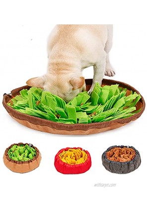 Pet Snuffle Feeding Mat for Dogs IQ Training Interactive Toy Durable Washable Game Mats Pads Indoor Outdoor Nose Work Pets Toys Encourages Natural Foraging Skills … Fresh Green