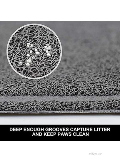 STELLAIRE CHERN Pet Feeding Mat for Dogs and Cats Flexible and Waterproof Dog Bowl Mat for Food and Water Easy to Clean Dog Food Mat with Non Slip Backing