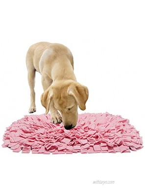 YINXUE Pet Snuffle Mat Durable Washable Dog Cat Slow Feeding Mat 27" x 22" Anti Slip Puzzle Blanket for Distracting Smell Training Foraging