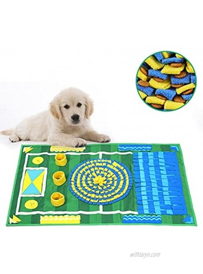 YOUTHINK Dog Snuffle Mat for Large Dogs Nosework Blanket Dog Training Mats Dog Activity Mat for Foraging Skill Non-Slip Snuffle Mats Stress Release Machine Washable for Best Gifts39.2” x 25.8