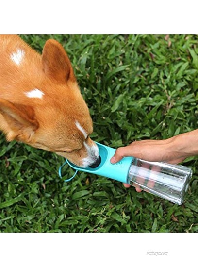 FORPETS Dog Water Bottle Dispenser Protable Water Bottle for Dogs Leak-Proof Pet Water Bottle for Walking,Hiking,Travelling 15 OZ