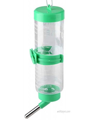 Pet Drinking Bottle 250 ml Auto Hanging No Drip Hamster Drinking Bottle Small Animal Water Bottle Water Dispenser for Small Pet Dog Cat Rabbit Squirrels BPA Free