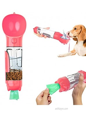 SVTEOKO Dog Water Bottle Leak Proof Portable Puppy Water Dispenser with Drinking Feeder for Pets Outdoor Walking Hiking Travel Food Grade Plastic BPA Free