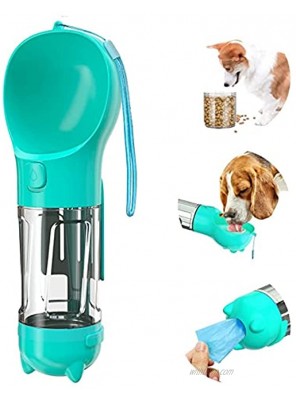 UZIMOO Dog Water Bottle Portable Leak Proof Dog Water Dispenser with Drinking and Feeding Function Lightweight Pet Water Dispenser for Walking and Travel for Dog Cat