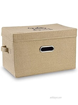 Dog Toys Storage Boxburlap Storage Bin Canvas Basket Pet Accessory Storage with Lid Collapsible Water Resistant Dog Toy Bin for Dog Toys and Stuff Dog Toy Basket