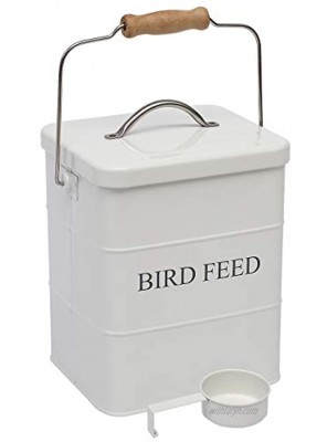 Geyecete Bird Feeder,Bird Food Jar Pet Food Storage Airtight Food Storage Container