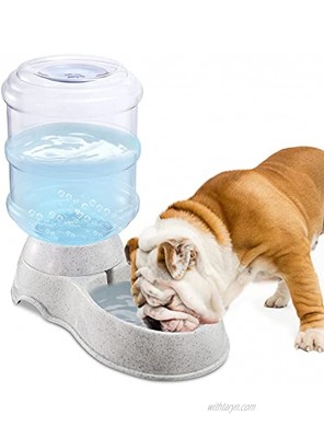 3.5L 1Gallon Automatic Replenish Pet Water Dispenser Self-Dispensing Gravity Pets Water Feeder for Cats & Small Medium Dogs