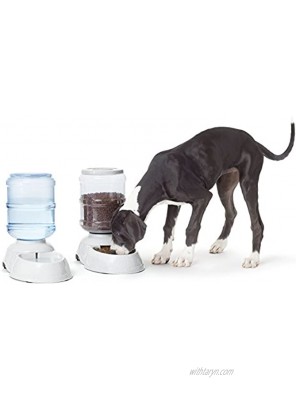 Basics Gravity Pet Food Feeder and Water Dispensers