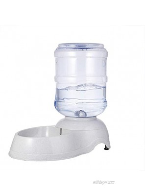 Liry Products Pet Water Drinking Fountain Automatic Gravity Dispenser Station Self Replenish Animal Waterer Dog Cat Large Capacity Fresh Drinking System Plastic Bottle Reservoir Bowl Stand 3 Gallon