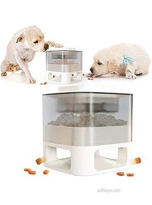 MIDOG Automatic Dog Feeder Treat Toys Interactive Dog Slow Feeder Food Dispenser for Small Medium Large Dogs Pet Spring Feeder Puzzle Toy for No More Boredom and Obesity