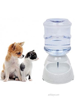 YNC Pet Water Dispenser,1 Gallon Automatic Gravity Cat Dog Waterer Practical Dog Water Bowl Dispenser for Cat Small Dog and Other Small Pets