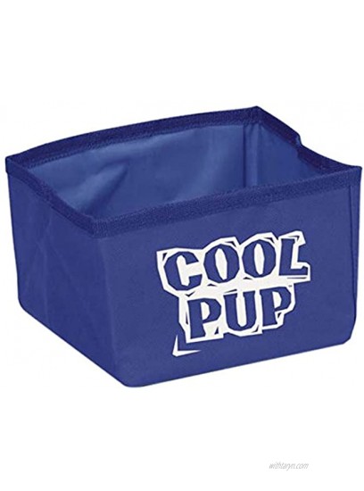 Cool Pup Portable Dog Bowl Blue