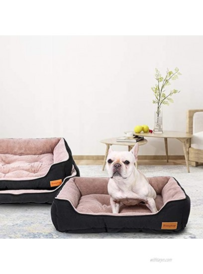 BANGTOP Dog Bed Medium Dogs Durable Dog Couch Pet Bed Machine Washable Calming Cat Bed for Most of Cats