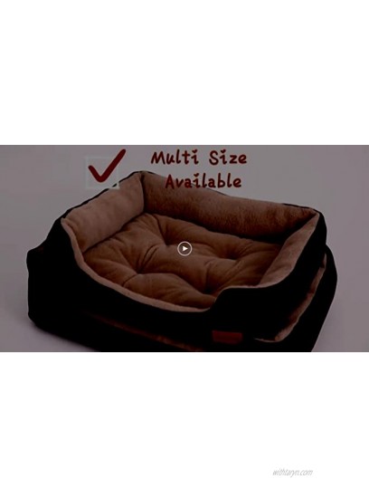 BANGTOP Dog Bed Medium Dogs Durable Dog Couch Pet Bed Machine Washable Calming Cat Bed for Most of Cats