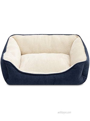 Hollypet Rectangle Plush Dog Cat Bed Self-Warming Pet Bed