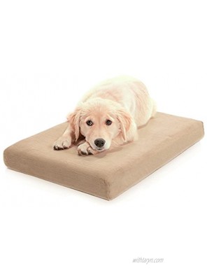 Milliard Premium Orthopedic Memory Foam Dog Bed with Removable Waterproof Washable Non-slip Cover