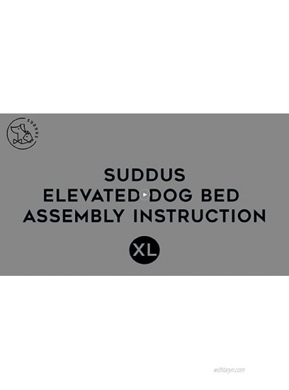 suddus Elevated Dog beds Waterproof Outdoor Portable Raised Dog Bed Dog Bed Off The Floor Dog Bed Easy Clean Indoor or Outdoor Use Multiple Sizes…