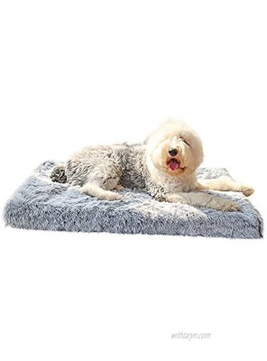 UMAPet Deluxe Plush Dog Bed for Medium Large Dog |Soothing Dog Bed Calming Anti-Anxiety Fluffy Deep Sleep Plush Bed | Pet Bed with Removable Washable Cover