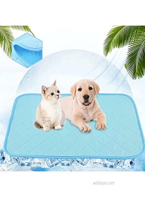 AOCZZ Dog Cooling Mat Summer Cooling Pads for Dogs Pet Ice Cooling Bed for Dogs Cats Ideal for Home & Travel
