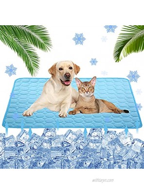Cooling Mat for Dogs Cats Dog Cooling Mat Pet Self Cooling Dog Cooling Pad Dog Cooling Supplies Cooling Mat Pet Indoor Outdoor Summer Pet Cooling Mat Dog Cat Bed Mats
