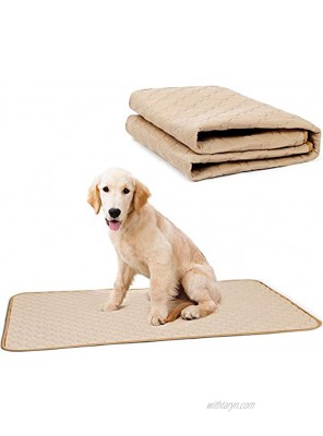 Dog Bed Mat for Crate Kennel Waterproof Pet Pee Training Pads with Anti-slip Bottom for Puppy Small Medium and Large Doggy Sleeping Mattress Cushions for Food Bowls|Cage|Car|Sofa,Machine Washable
