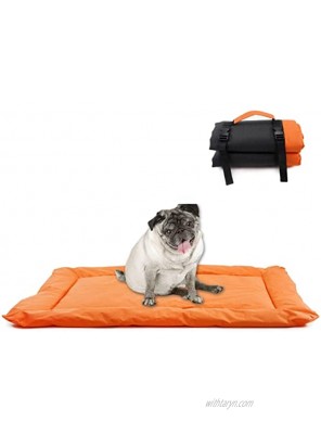 FurFavo Outdoor Dog Mat Roll Up Travel Pet Mat Portable Camping Pet Bed Waterproof Washable